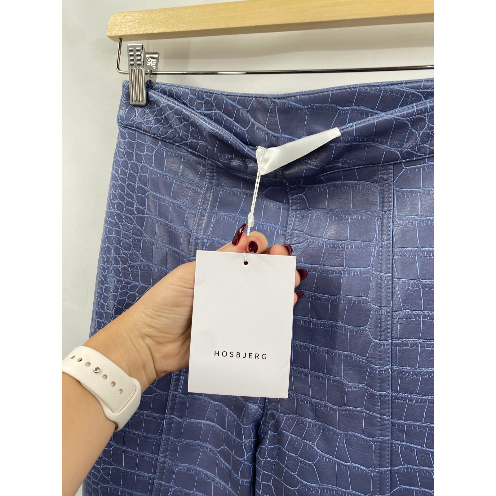 Hosbjerg Irah Croc Pants Purple — image 5 of 8